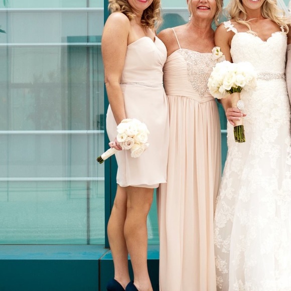 Bill Levkoff ivory dress size 8 - Picture 8 of 8